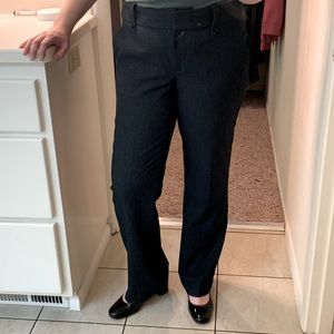 Loft Marissa Trouser in Navy Tweed